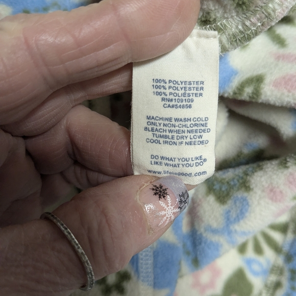 Life Is Good Multicolor Floral Hoodie - Picture 6 of 7